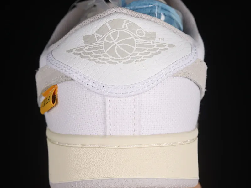 All categories Air Jordan Jordan series basketball shoes Air Jordan 1 Low Uion LA x Air Jordan Ko Low AJ1 Joe 1 joint white canvas low-top retro basketball shoes DO8912-101
